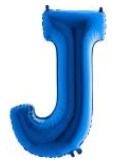 J harfi Sar� Alt�n Gold folyo harf balon 40 inch 100 cm